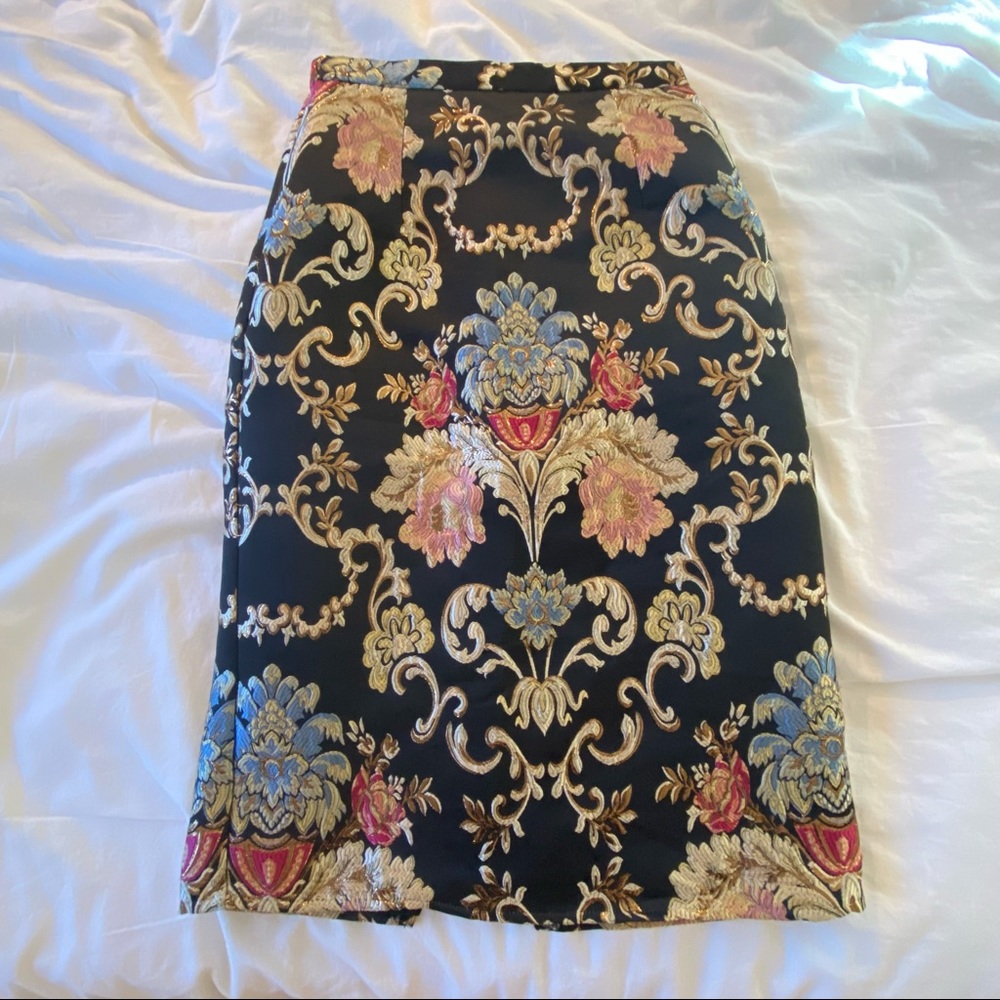 LPA floral jacquard skirt 🌟
